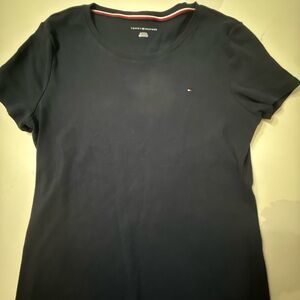 Tommy Hilfiger Women's Dark Blue Short Sleeve Tee